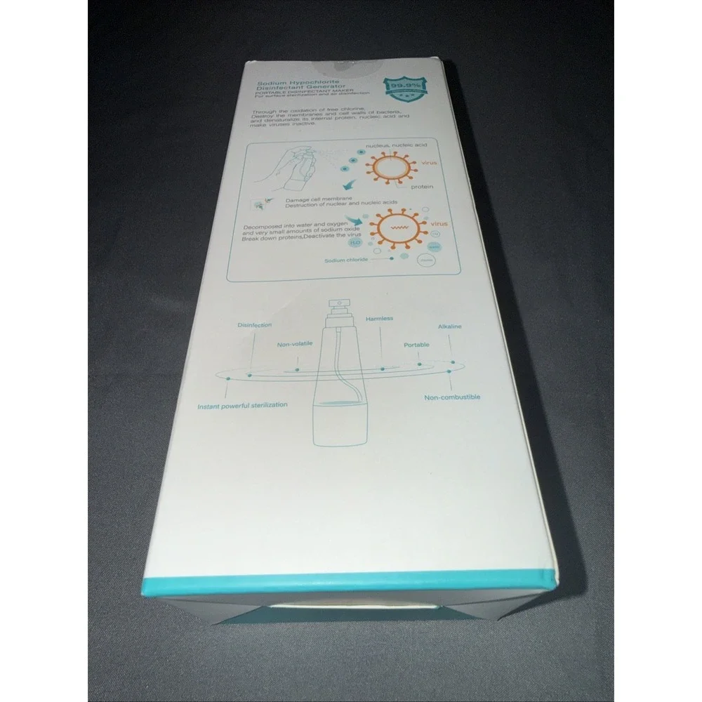 Portable Disinfectant Maker - Disinfectant Liquid Making Machine Brand New In BX